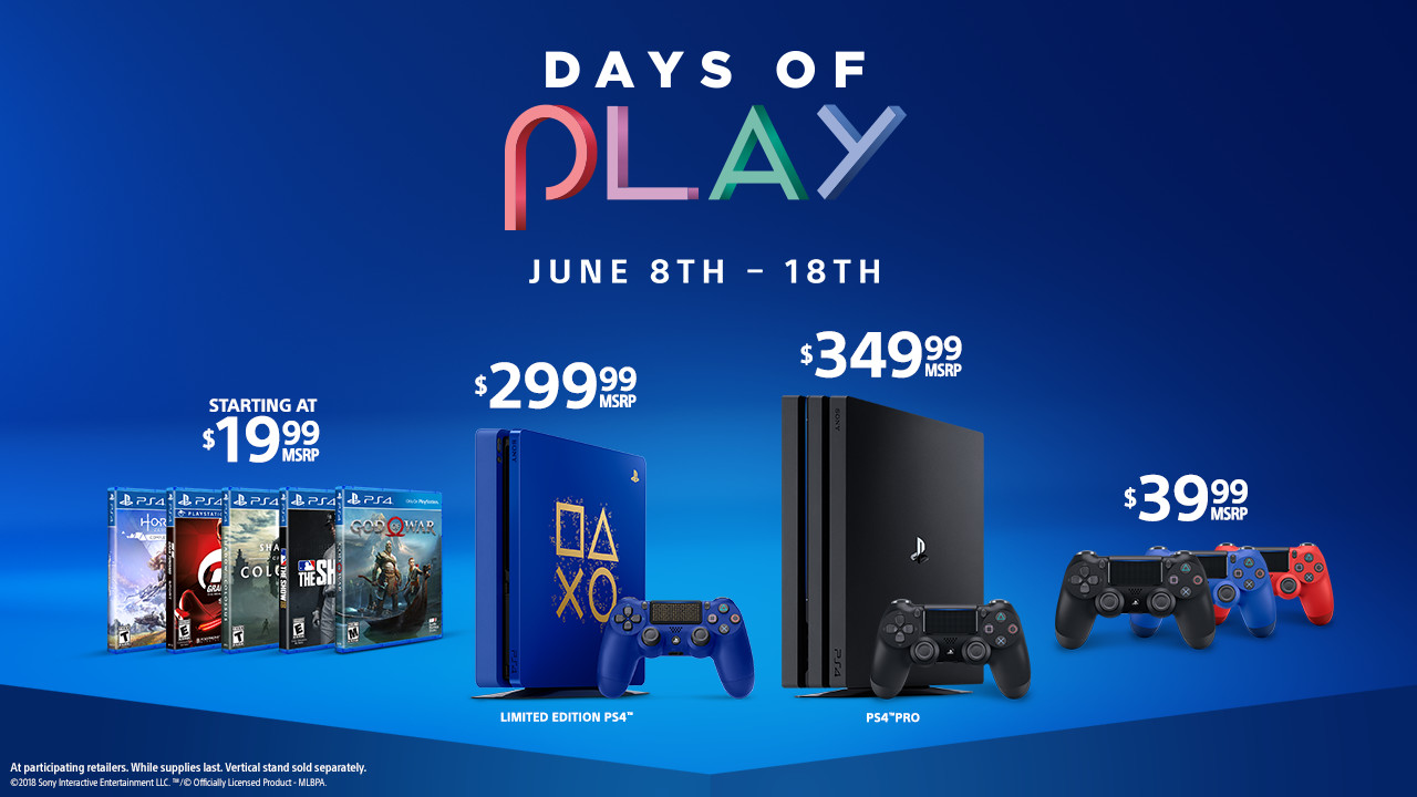 Sony le Days of Play fait son grand retour Gameuses